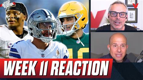 Reaction To Chargers Packers Jets Bills Bears Lions Cowboys Win Rodgers Done Colin Cowherd