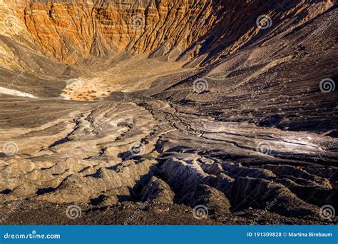 View in the Ubehebe Crater stock photo. Image of hiking - 191309828