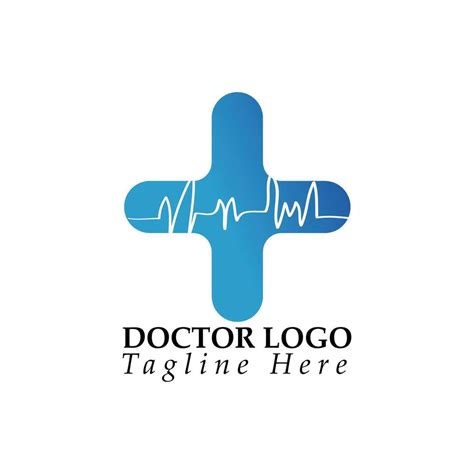 doctor logo design  vector art  vecteezy