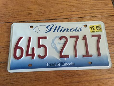 Custom License Plates Il Illinois license plate semi tr 1949 st 53371 ...