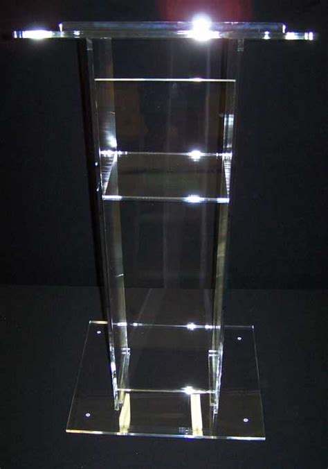 28 Traditional Acrylic Podium Acrylic Pedestals