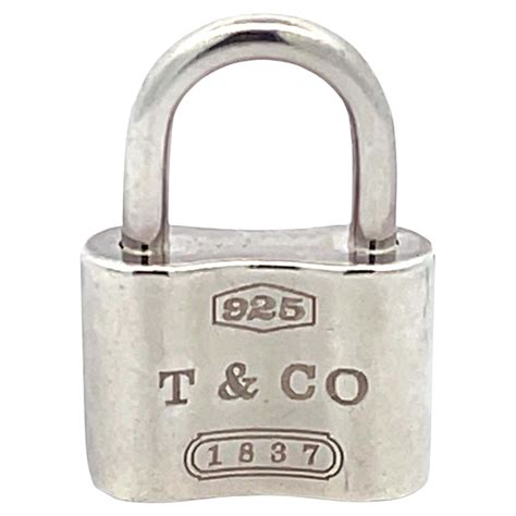 Tiffany And Co Sterling Silver 1837 Lock Necklace At 1stDibs Tiffany