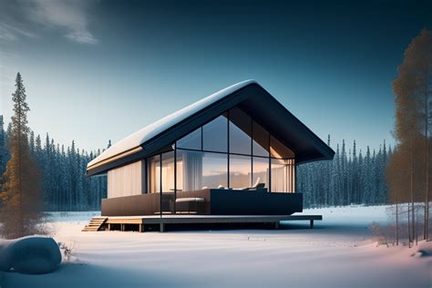 Lexica A Wide Image Of A Full Innovative 3d Contemporary Cabin Hyper