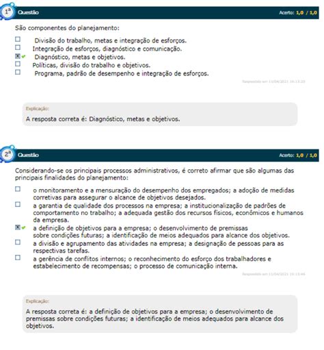 AV 2021 GABARITO COMPLETO ESTACIO PLANEJAMENTO E GESTÃO ESTRATÉGICA