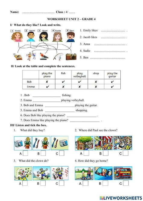 Grade 4 English Hl Worksheets • Teacha Worksheets Library