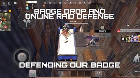 Badge Drop And Online Raid Defense Defending Our Badge Tipsy Raid