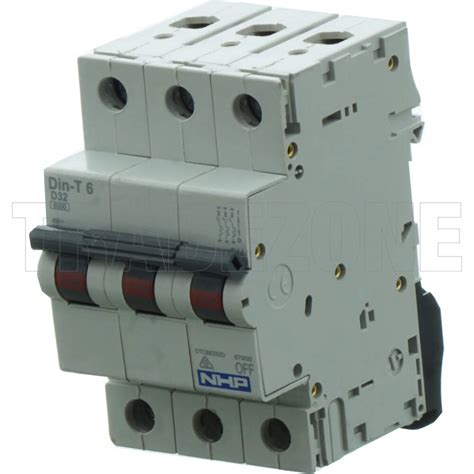 Nhp Miniature Circuit Breaker Mcb D Curve Pole Ka Dtcb D