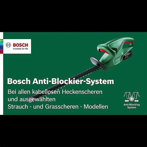 Bosch Power For All V Akku Heckenschere Easyhedgecut V V Li