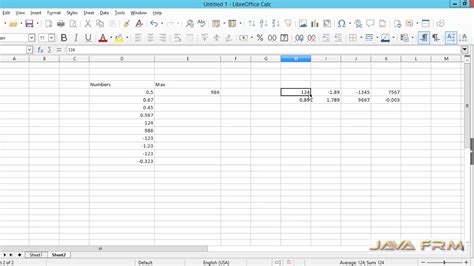 Libreoffice Calc Tutorial Max Function Libreoffice Calc Youtube