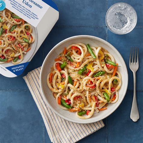 Recipe Garlic Sesame Udon With Vegetables Blue Apron