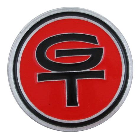 Emblema Gt Vermelho Do Volante Walrod Ford Corcel E Maverick Mercado