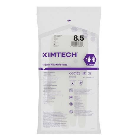 Kimberly Clark Professional Kimtech G3 Sterile White Nitrile Hand