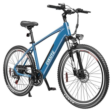 ESKUTE Netuno Plus Elektrische Fiets 27 5 Inch 48V 14 5Ah 250W 25km H Blauw