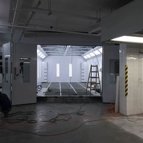 China Custom Waterborne Paint Spray Booth With Air Acceleration System