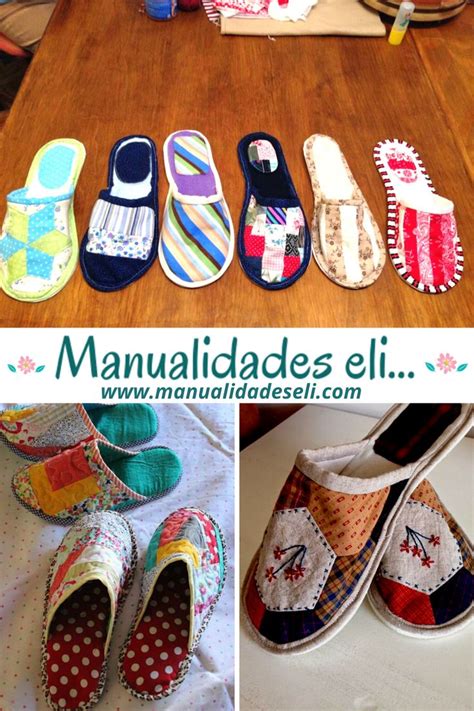 Con Retazos De Tela Crea Hermosas Pantuflas Mira Aqu Ideas