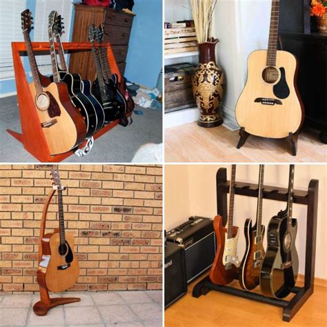 25 Free DIY Guitar Stand Plans To Make One Yourself - Blitsy