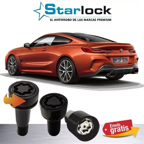 Tuercas De Seguridad Starlock Bmw Serie Color Cromo