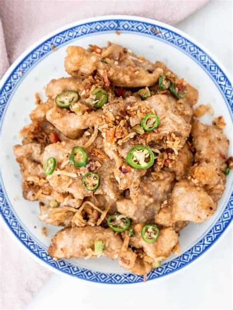 Chinese Salt And Pepper Pork Chops Air Fryer 椒鹽豬扒