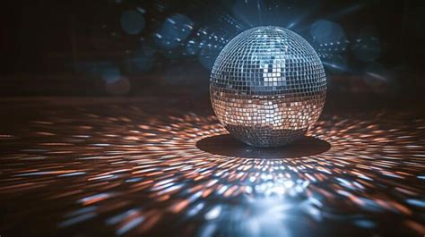 Premium Photo | Disco ball reflecting colorful lights on the dance floor