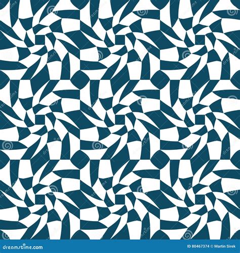 Abstract Geometric Blue Graphic Design Unique Pattern Background Stock