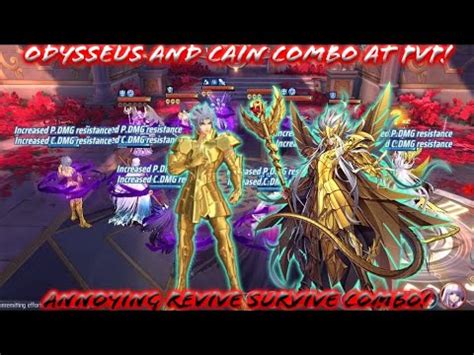 Saint Seiya Awakening Kotz Odysseus Cain Annoying Combo At Pvp