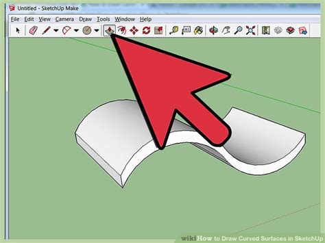 How To Draw Curved Surfaces In Sketchup Steps With Pictures