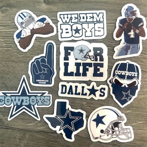 Dallas Cowboys Decal Etsy