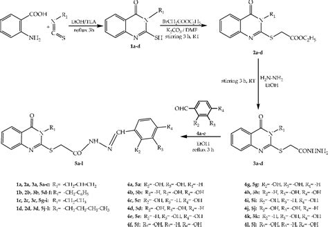 Figure From Synthesis Of New Phenolic Derivatives Of Quinazolin H