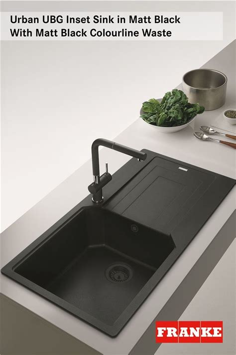 Franke Urban Granite Sink with Colourline Waste