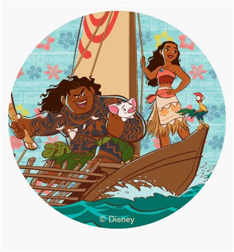 Moana Boat Clipart, HD Png Download - kindpng