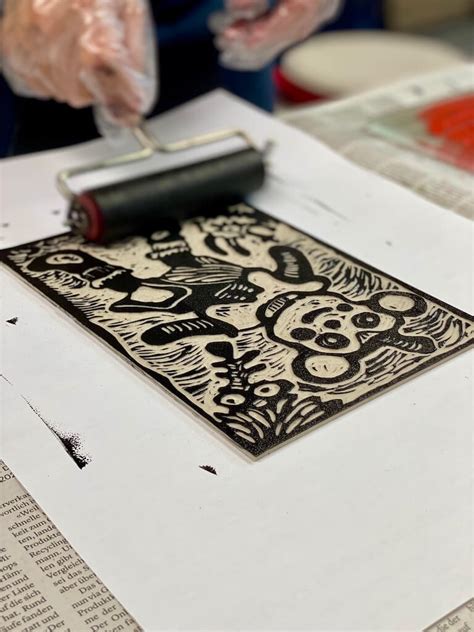 Introduction To Linocut Printmaking Paint It Easy