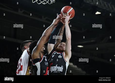 Niccolo Mannion Segafredo Virtus Bologna During The Lba Italian