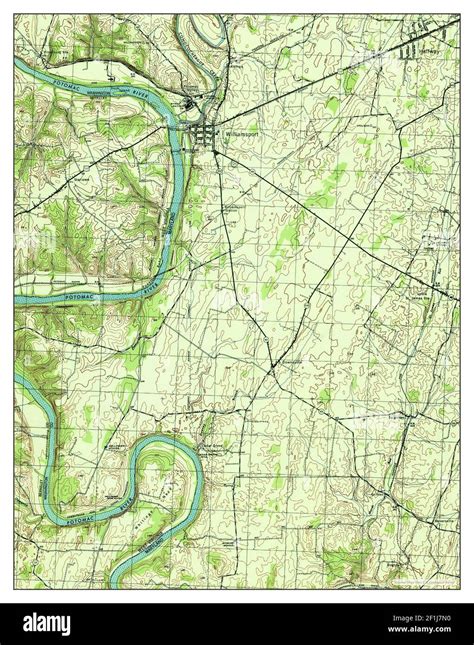 Williamsport Maryland Map 1944 1 31680 United States Of America By Timeless Maps Data U S