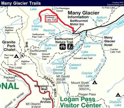 Iceberg Lake Trail Enjoy Your Parks