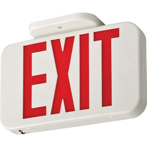 Lithonia Lighting Contractor Select Integrated LED White Exit Sign EXRG