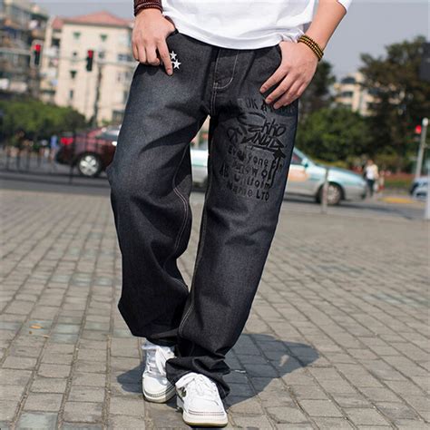 Popular Black Baggy Jeans Buy Cheap Black Baggy Jeans Lots From China