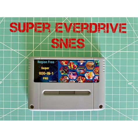 Flashcard Super Everdrive Para Super Nintendo E Super Famicom Snes