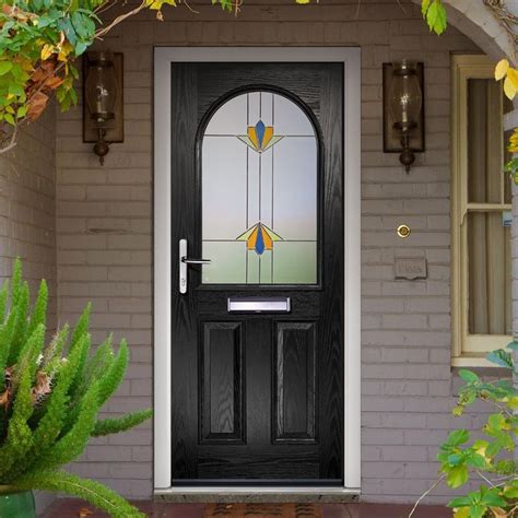 External Virtuoso Claston Catria Composite Door Shown In Black