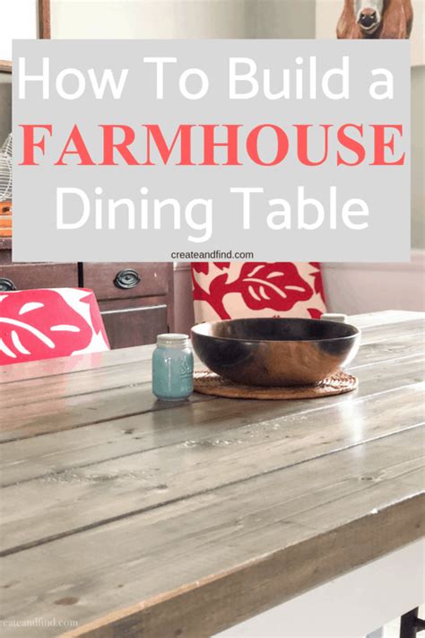 Easy Diy Farmhouse Table How To Build Your Own