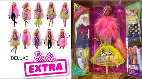 Barbie Extra Deluxe Doll 2022 Create 30 Different Looks Youtube