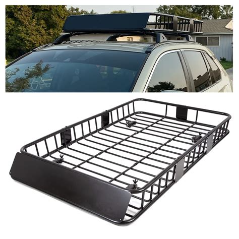 BULLET Universal Roof Rack Basket Car Luggage Carrier Steel Cage ...