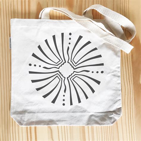 Organic Cotton Totes Rubble Design