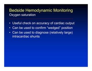 Hemodynamic Monitoring Ppt