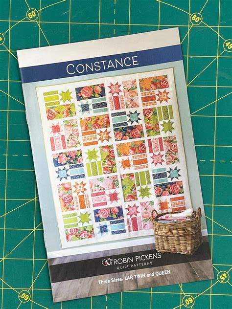 Constance Srappy Patchwork Quilt Pattern In Three Sizes Etsy