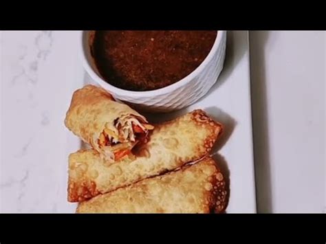 Jerk Chicken Egg Roll Youtube