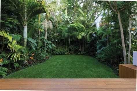 A tropical garden landscape introducing flow - Tropical - Auckland - by ...