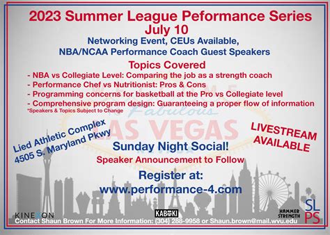 2023 Summer League Performance Series | Performance4