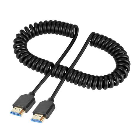 Amazon Duttek K Coiled Hdmi Cable Ft Ft Hdmi Coild Cable