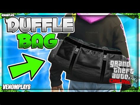 GTA 5 ONLINE EASIEST HOW TO GET BLACK DUFFLE BAG GLITCH 1 50 Gta