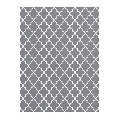 Modern Dark Gray And White Moroccan Quatrefoil Fleece Blanket Zazzle